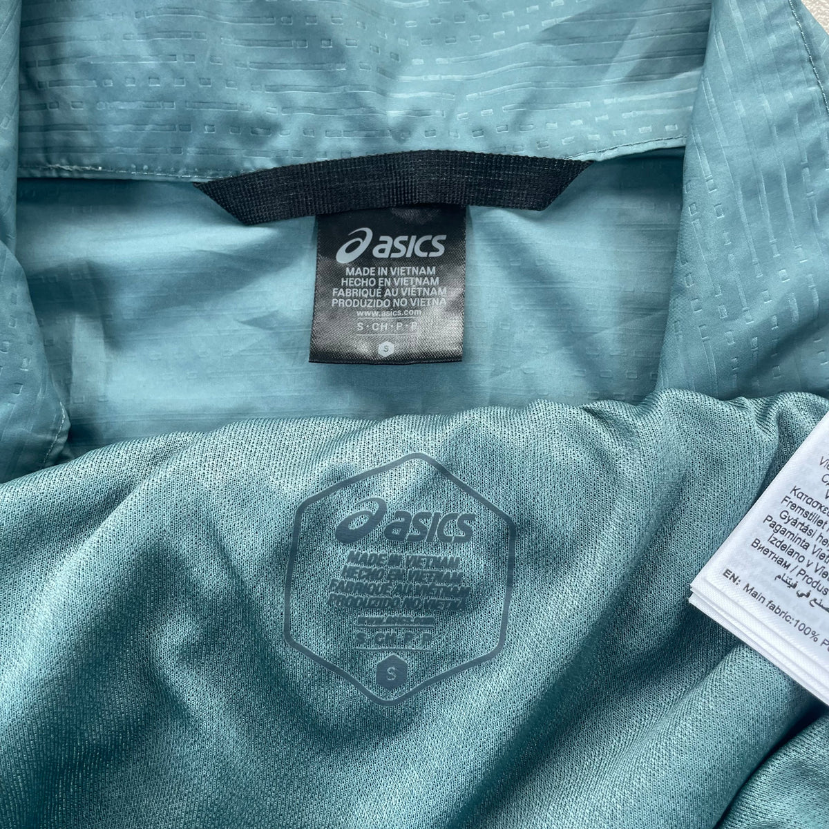 Asics Lite-Show Mens Jacket Short Set "Denim Blue" (Mens Size Small)