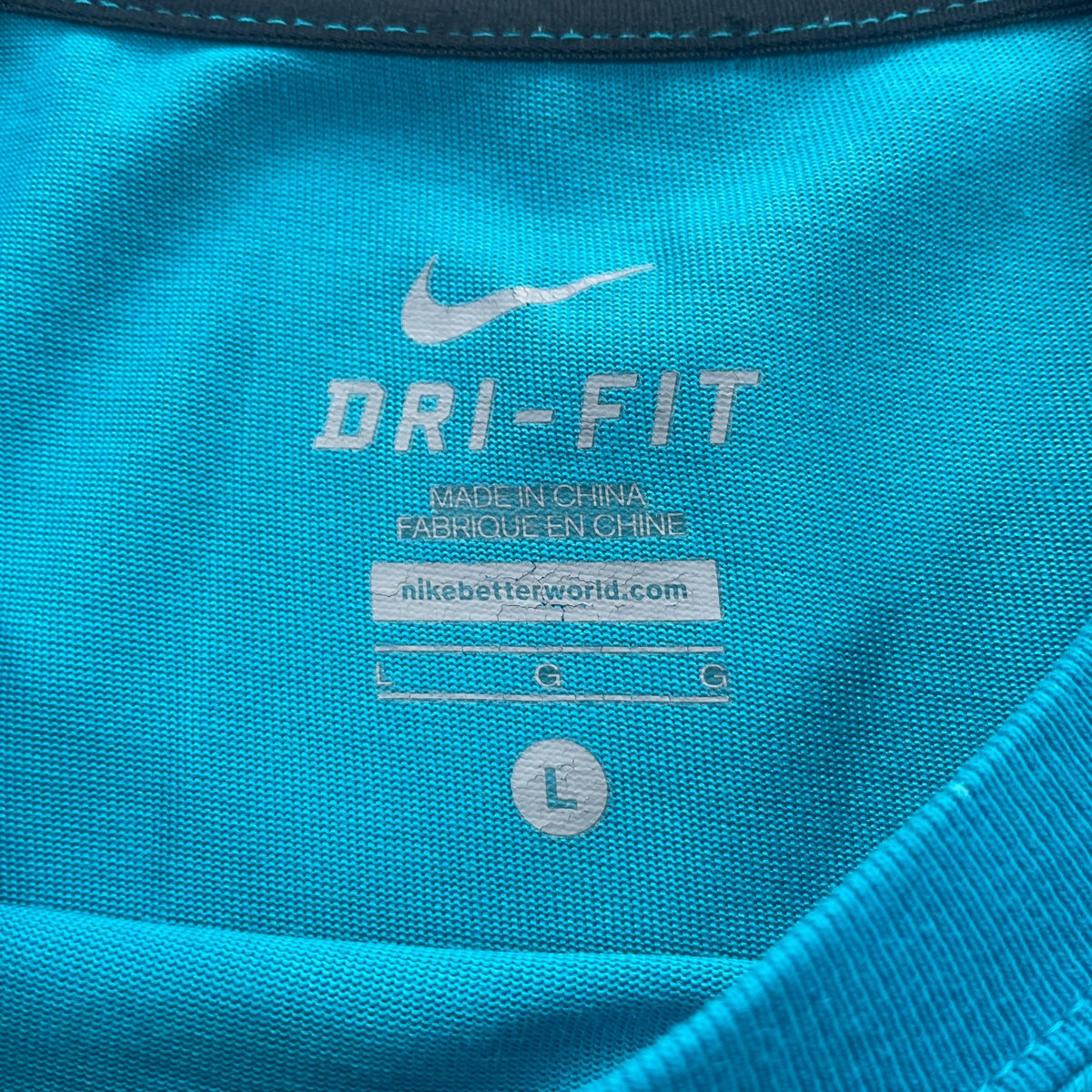 NIKE KOSZULKA Lungs Pinwheel Dri-fit Running T-shirt “Blue” (Size Large Mens)