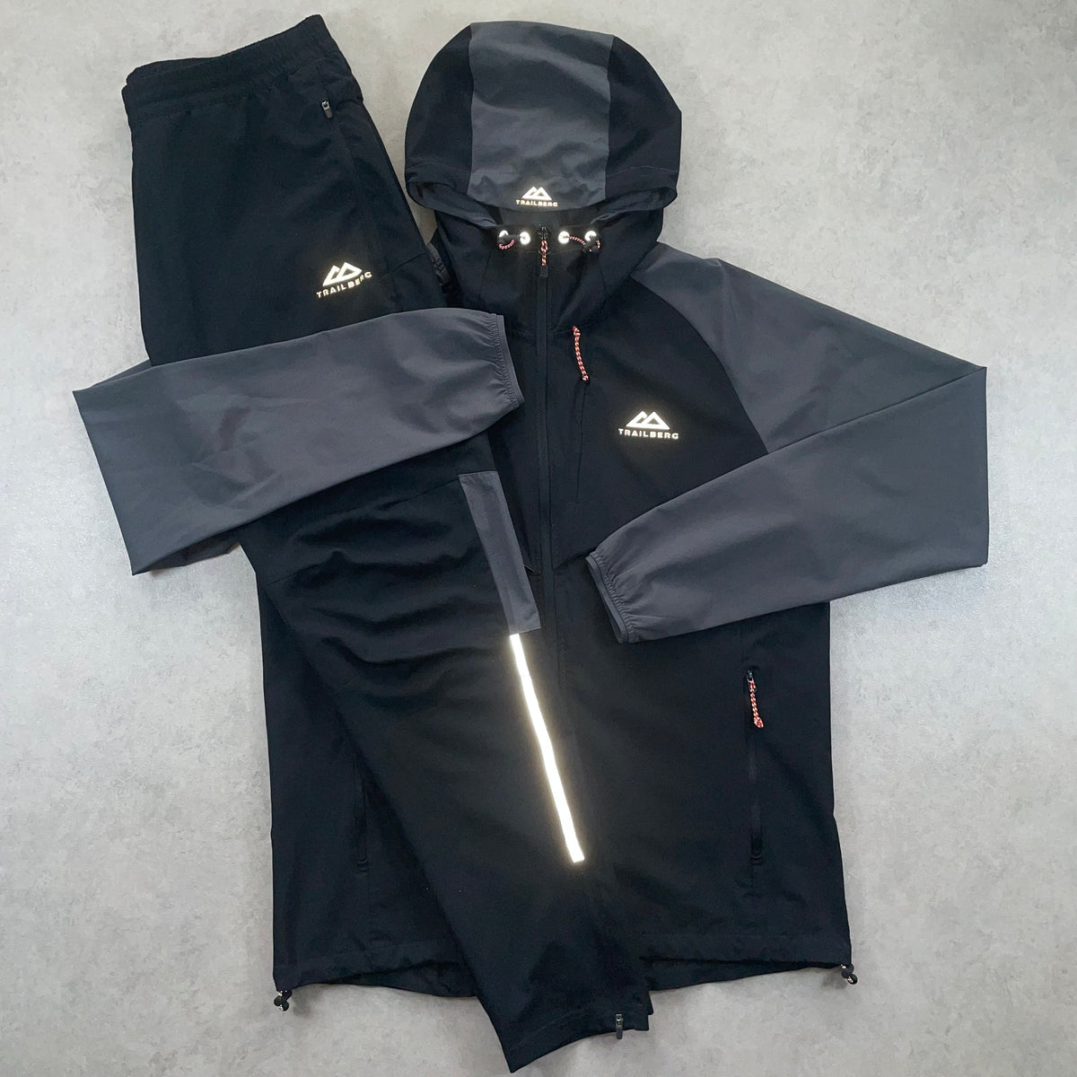 Trailberg Windbreaker Set “Black,Grey” (L)