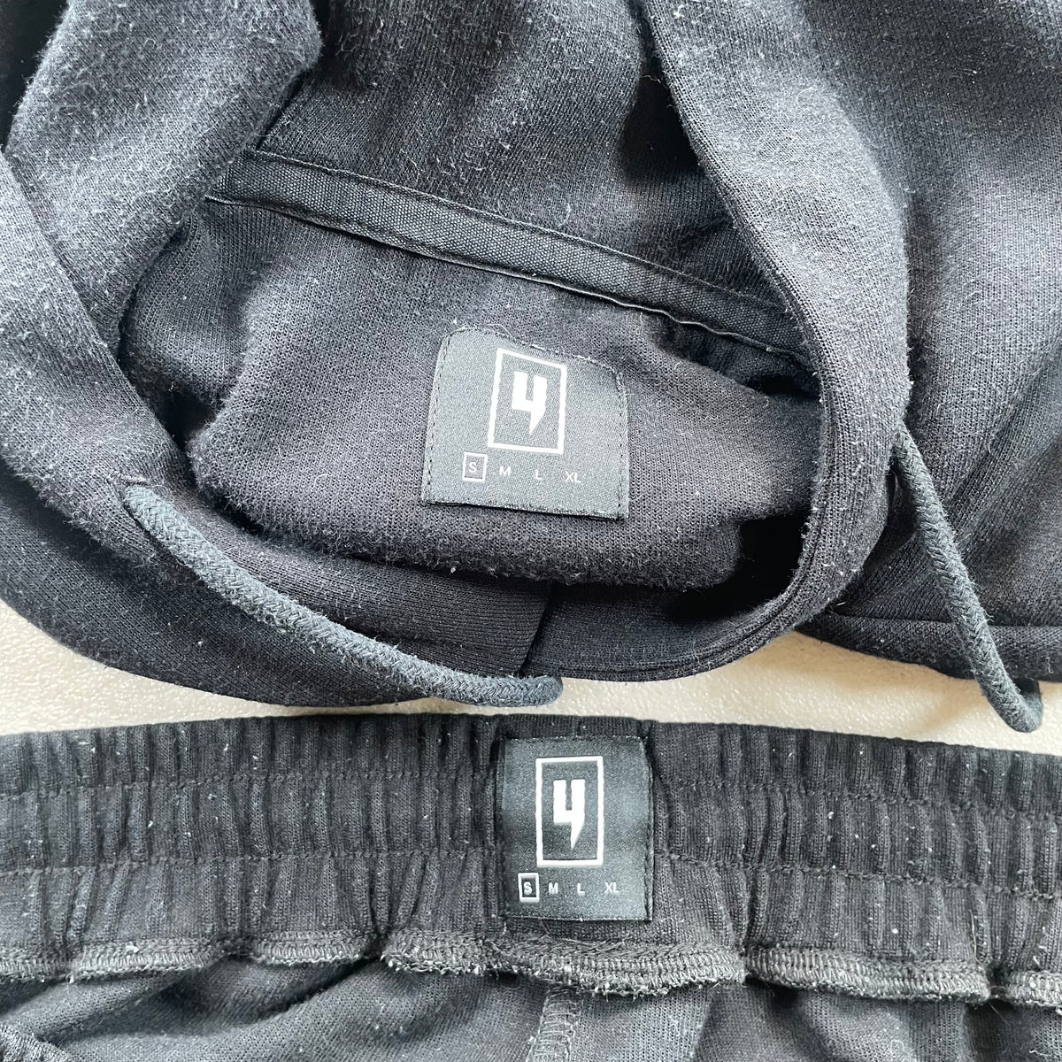 Yelir world Tracksuit Blackout Y “Black” (Size Small)