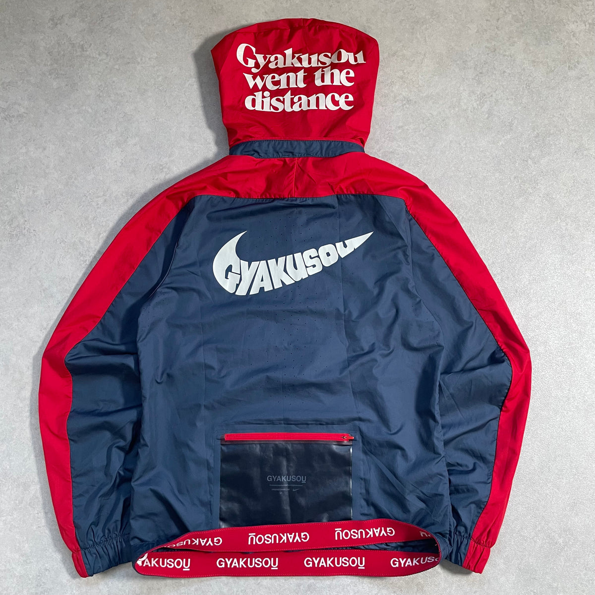 Nike Lab X Gyakusou Half Zip Windbreaker “Navy/Red” (S)