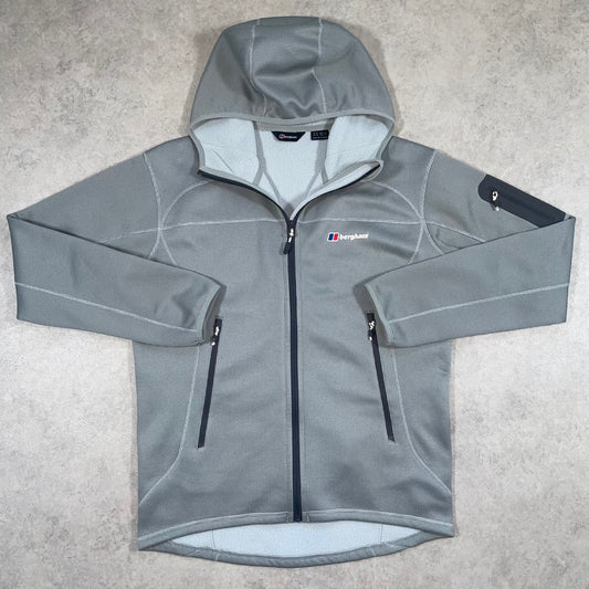 Berghaus Men's Pravitale Mountain 2.0 Hooded Fleece Jacket “Grey” (M)