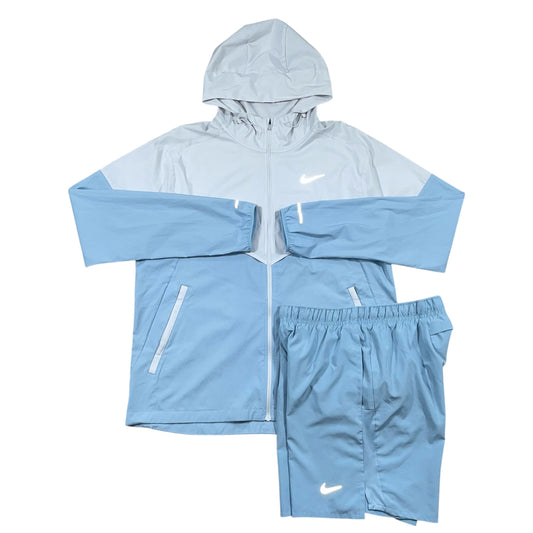 Nike Packable Windrunner Set “Armoury Blue” (M/S)