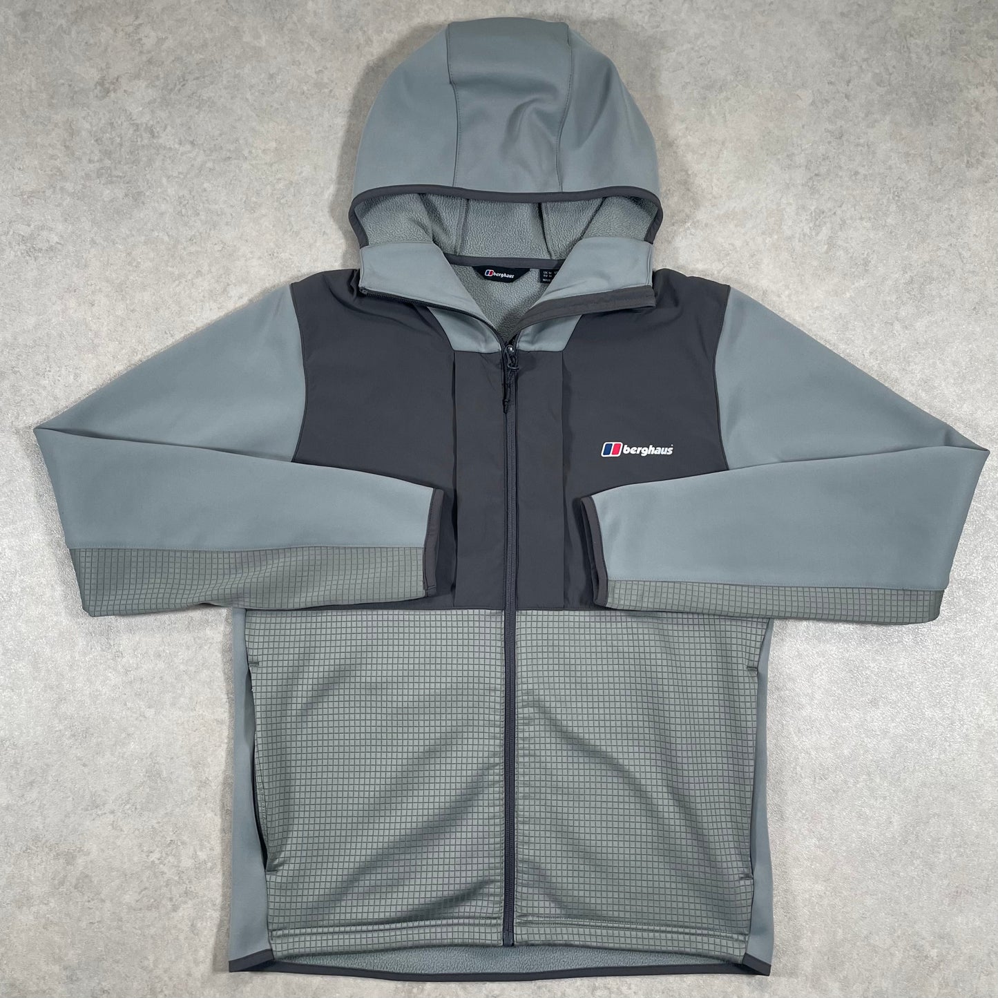Berghaus Sidley Hooded Fleece Jacket “Light Grey” (M)