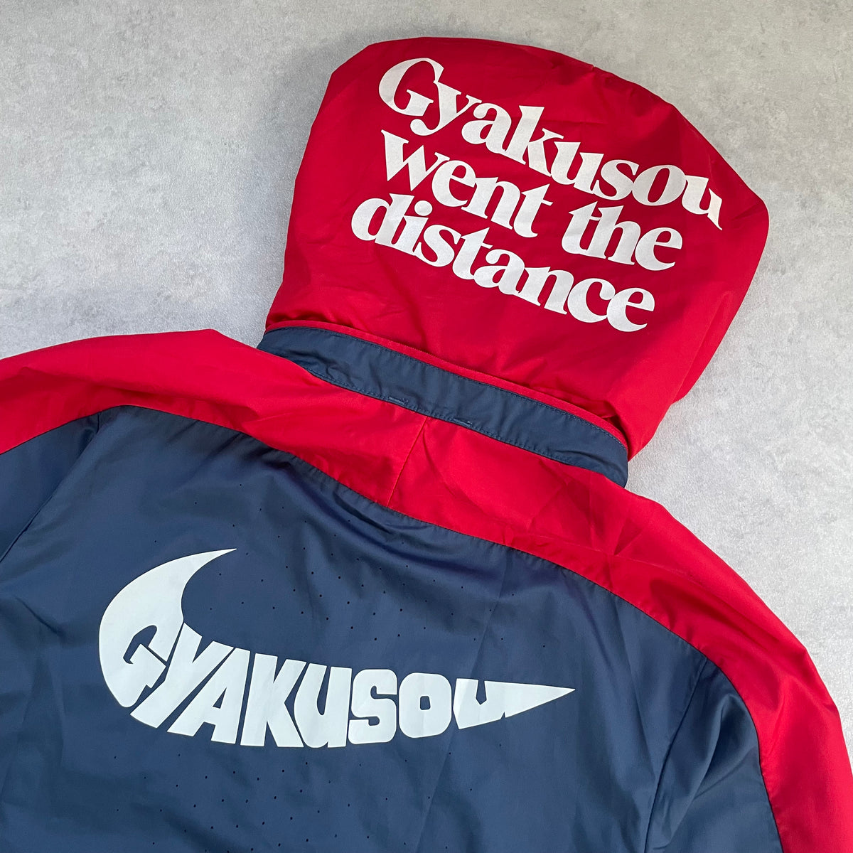 Nike Lab X Gyakusou Half Zip Windbreaker “Navy/Red” (S)