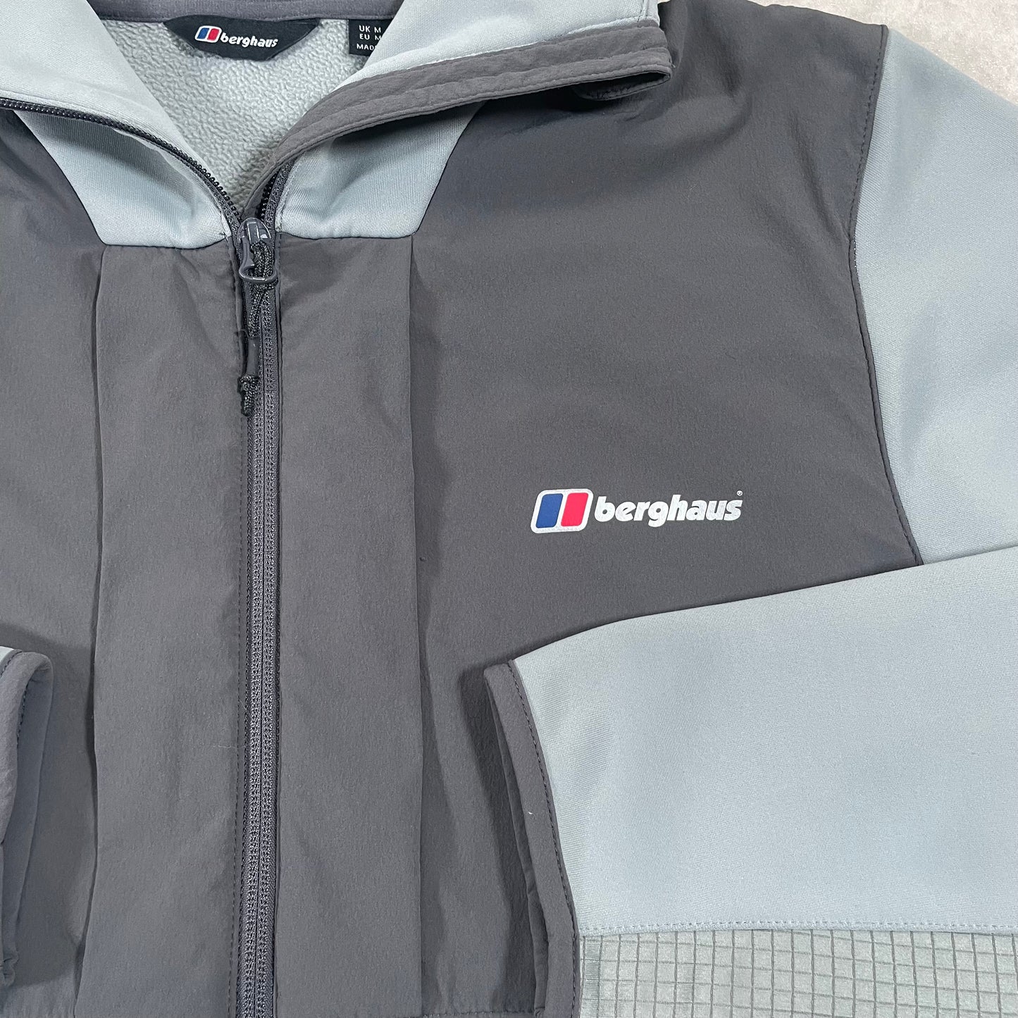 Berghaus Sidley Hooded Fleece Jacket “Light Grey” (M)
