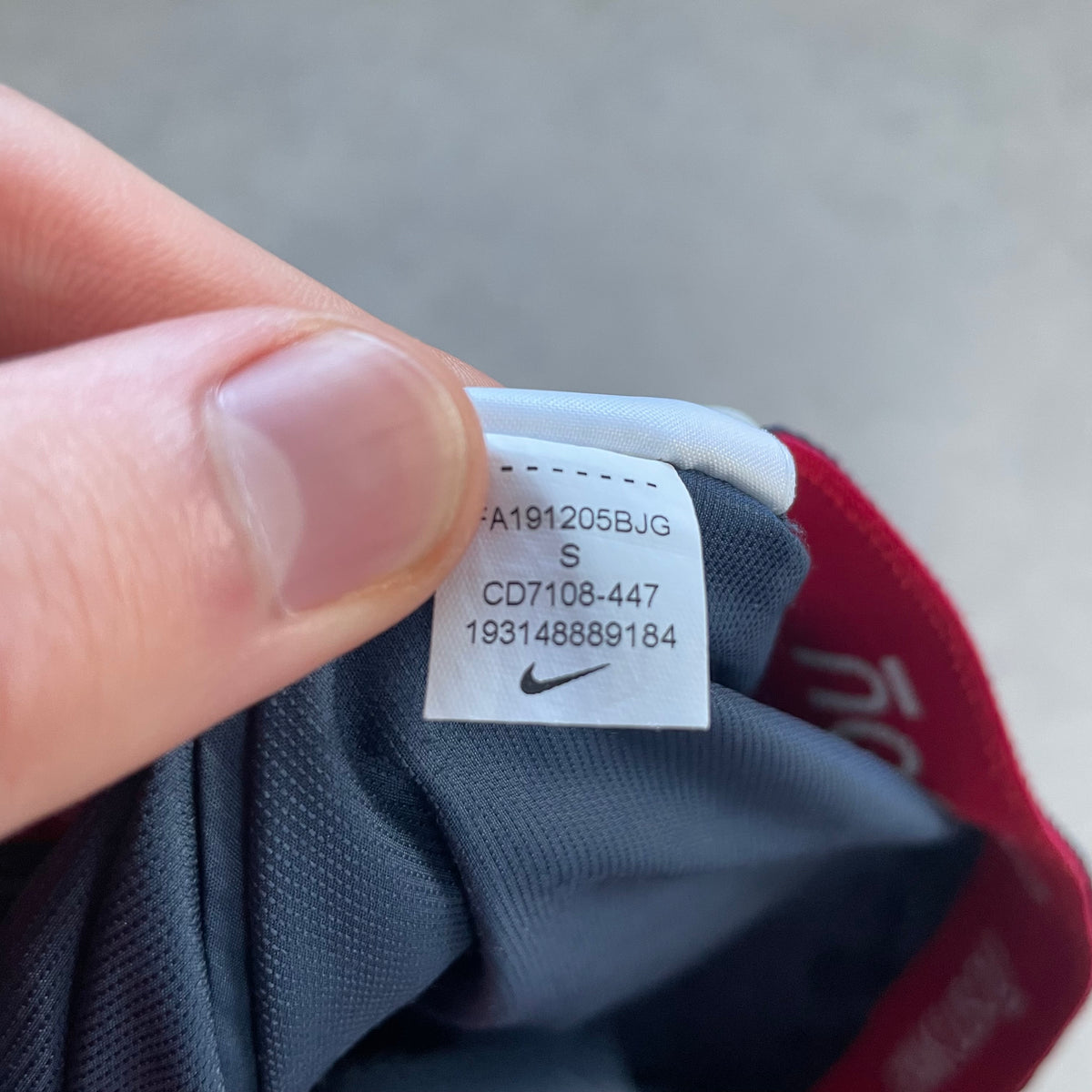 Nike Lab X Gyakusou Half Zip Windbreaker “Navy/Red” (S)
