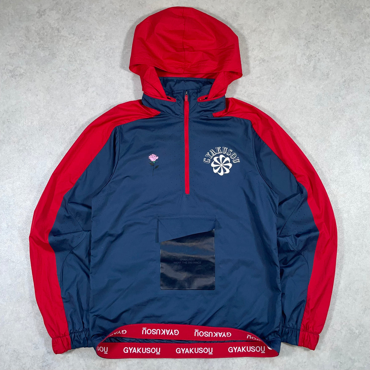 Nike Lab X Gyakusou Half Zip Windbreaker “Navy/Red” (S)