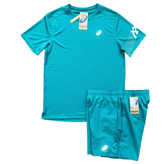 ASICS Icon SS “Teal” Set (M)