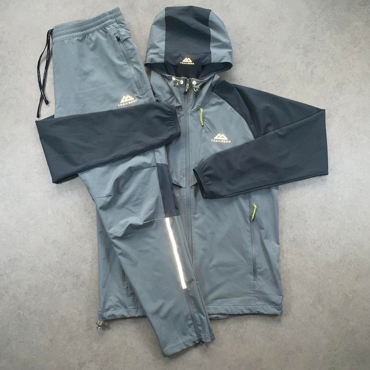 Trailberg Windbreaker Set “Light Grey,Grey” (L)