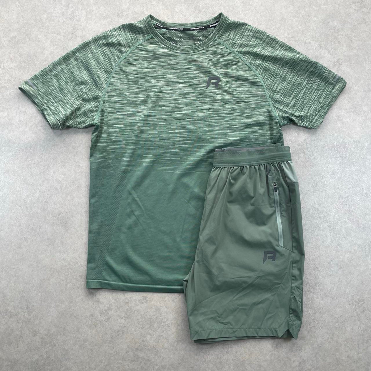 Reprimo 3 Piece Windbreaker Set “Khaki” (Size Large)