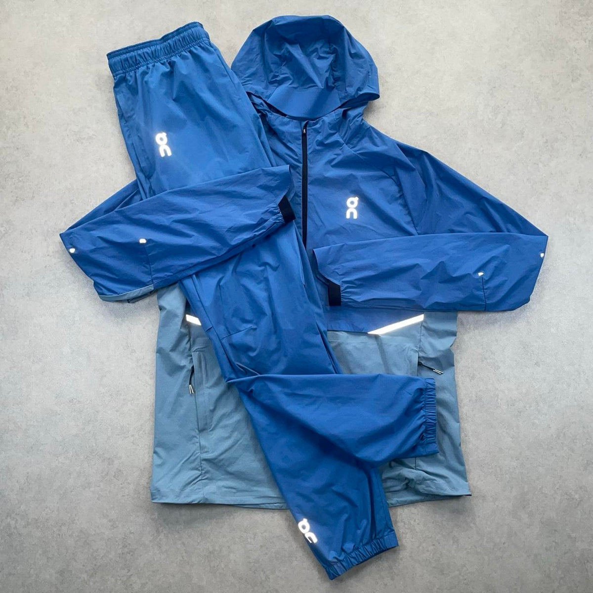 Onrunning Core Windbreaker Set “Fjord Blue” (M/S)