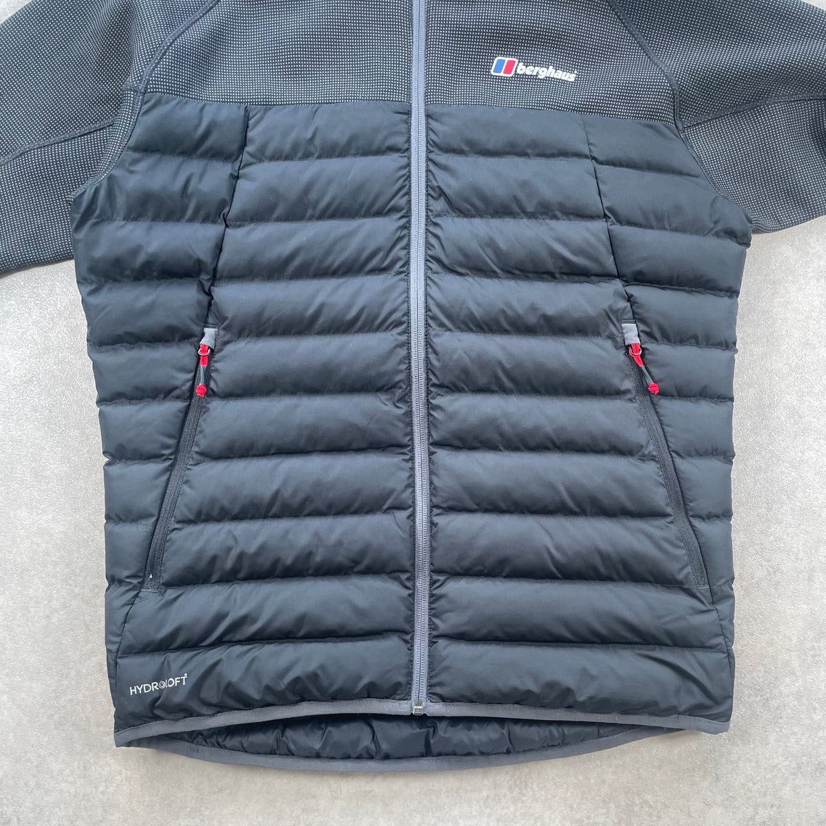 Berghaus Hydroloft Hybrid Jacket "Black,Grey" (Size small)