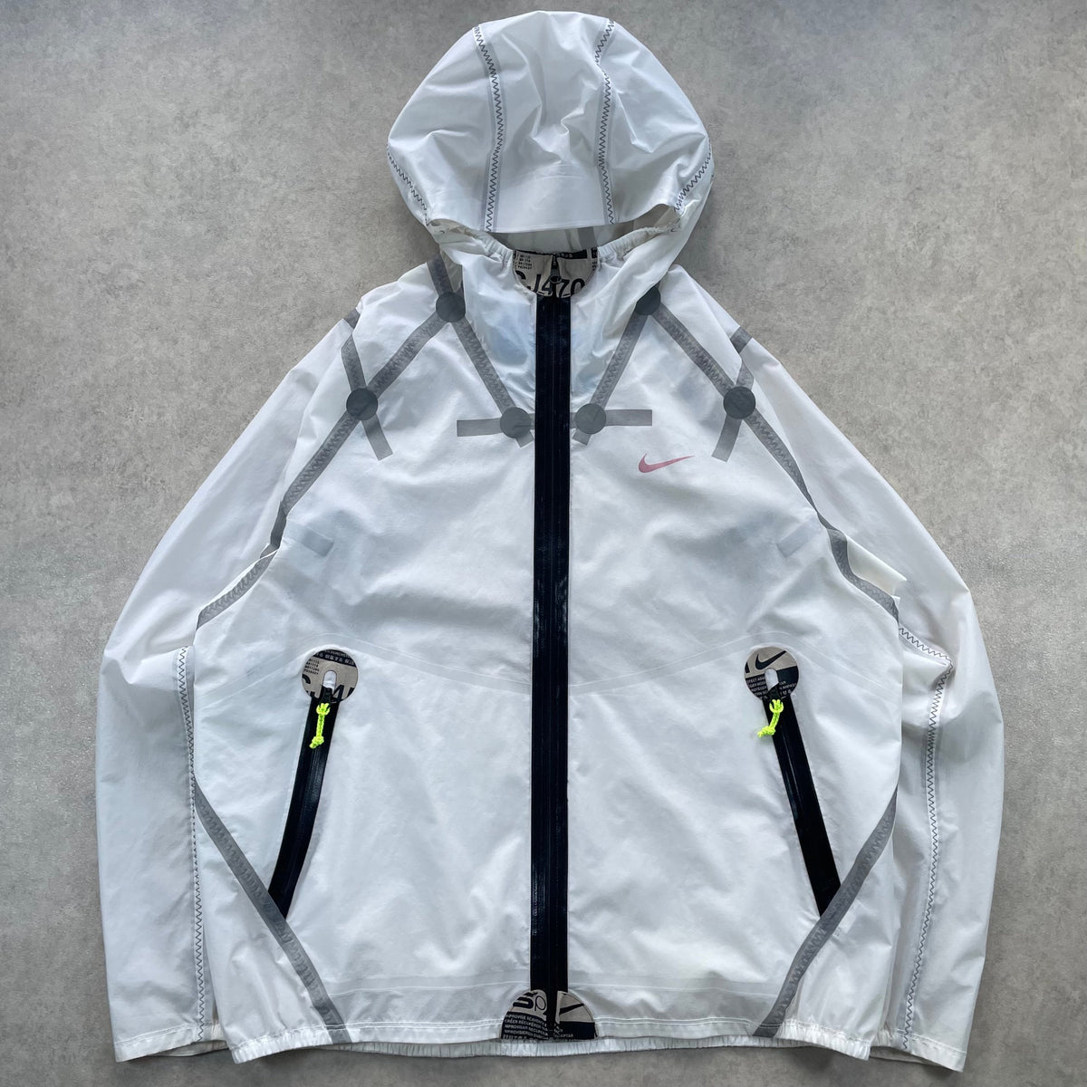 Nike NRG ISPA Hypershield Lightweight Windrunner Jacket "White" (Size Large Mens)