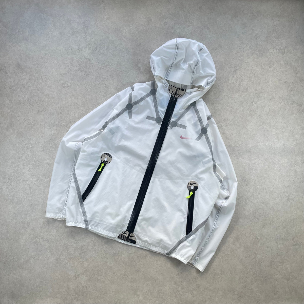 Nike NRG ISPA Hypershield Lightweight Windrunner Jacket "White" (Size Large Mens)