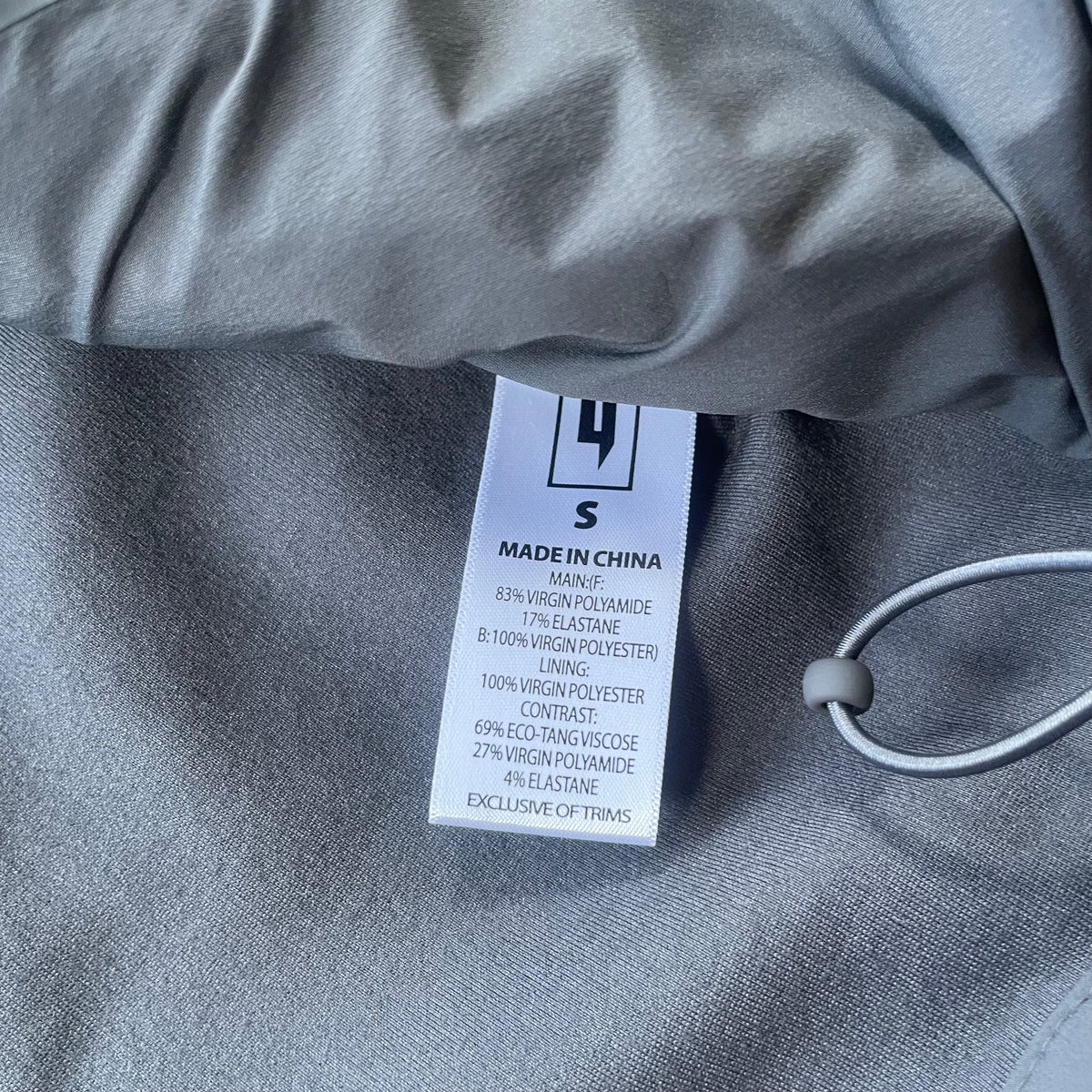 Yelir World Hybrid Puffer Jacket "Grey" (Size Small Mens)