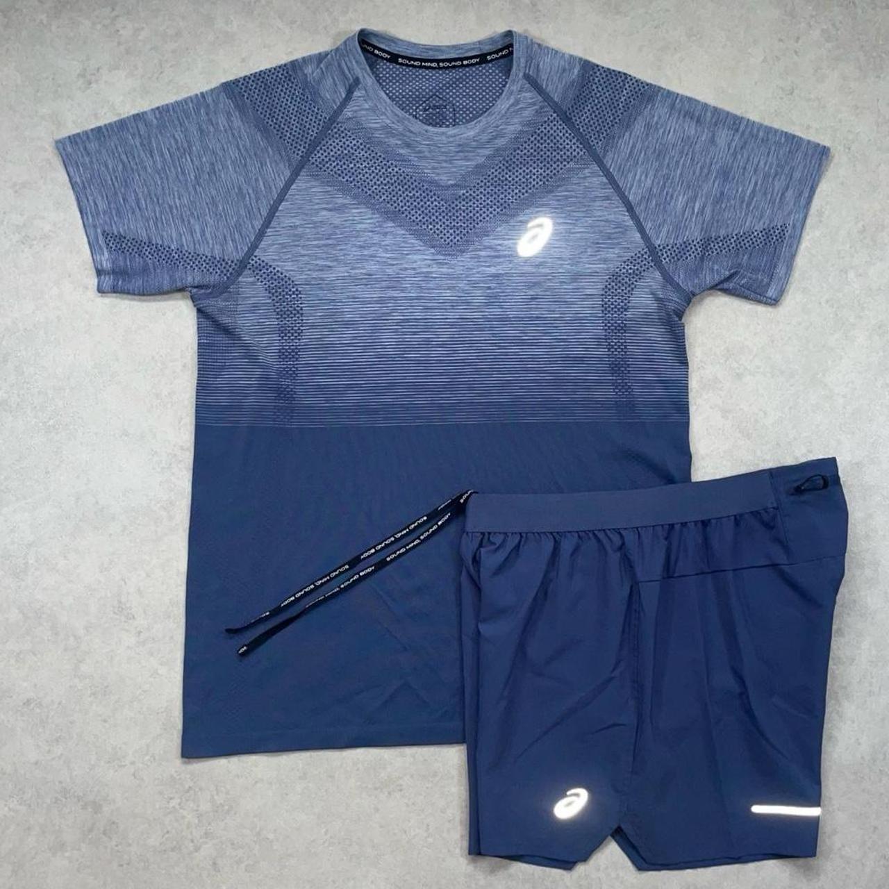 ASICS Seamless Set “Thunder Blue” (L)