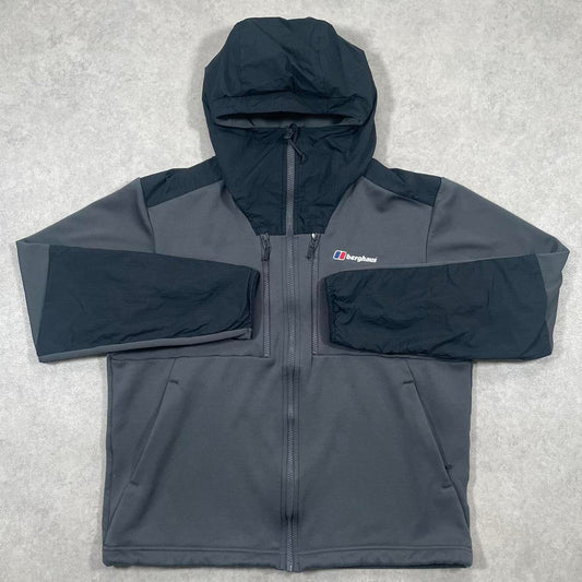 Berghaus Men's Reacon Hooded Jacket “Grey/Black” (L)