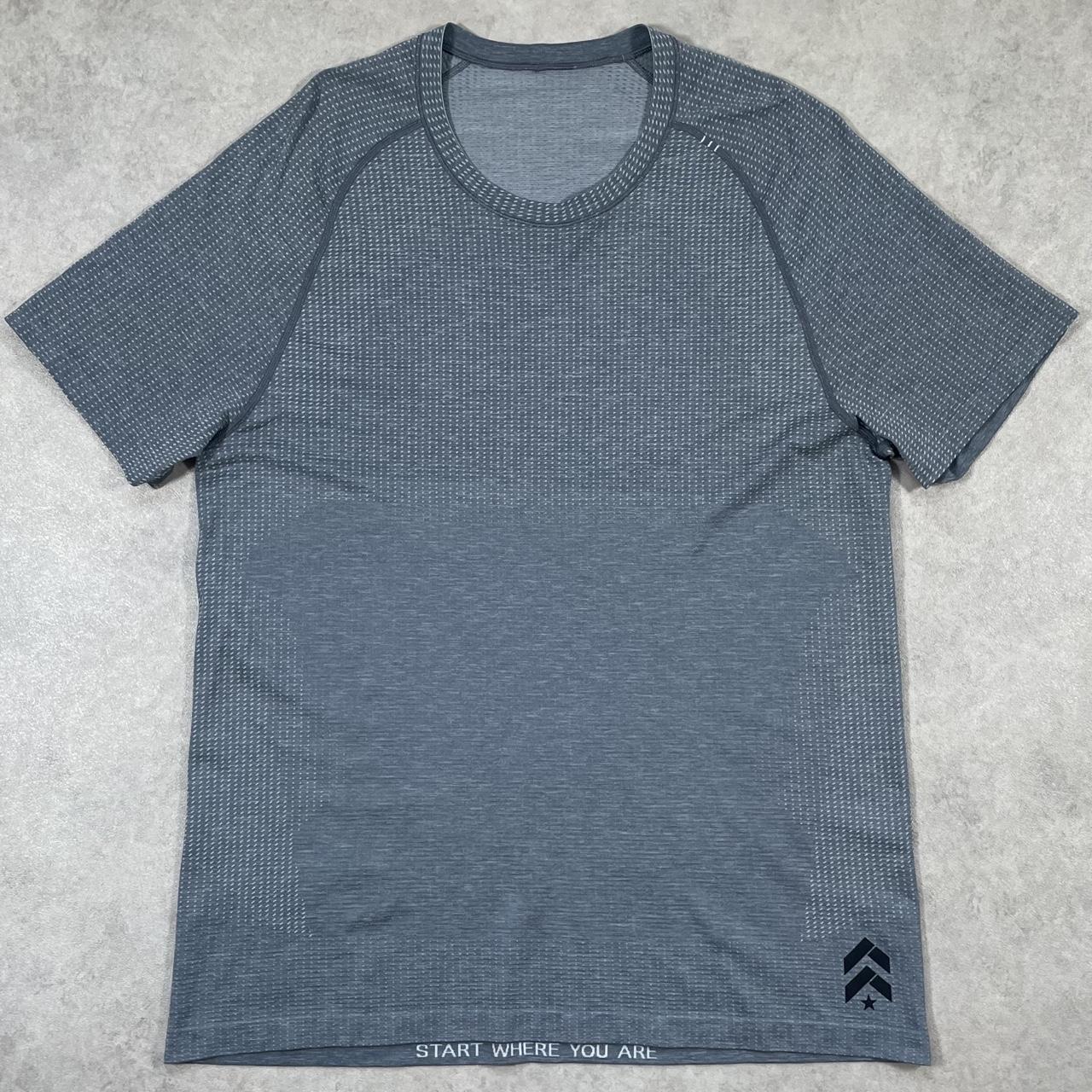 Lululemon x Barry’s metal vent tech top “Cool Grey” (L)