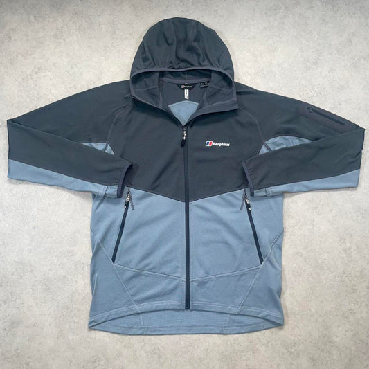 Berghaus Men's Pravitale Mountain Lightweight 2.0 Jacket “Grey/Dark Grey” (L)