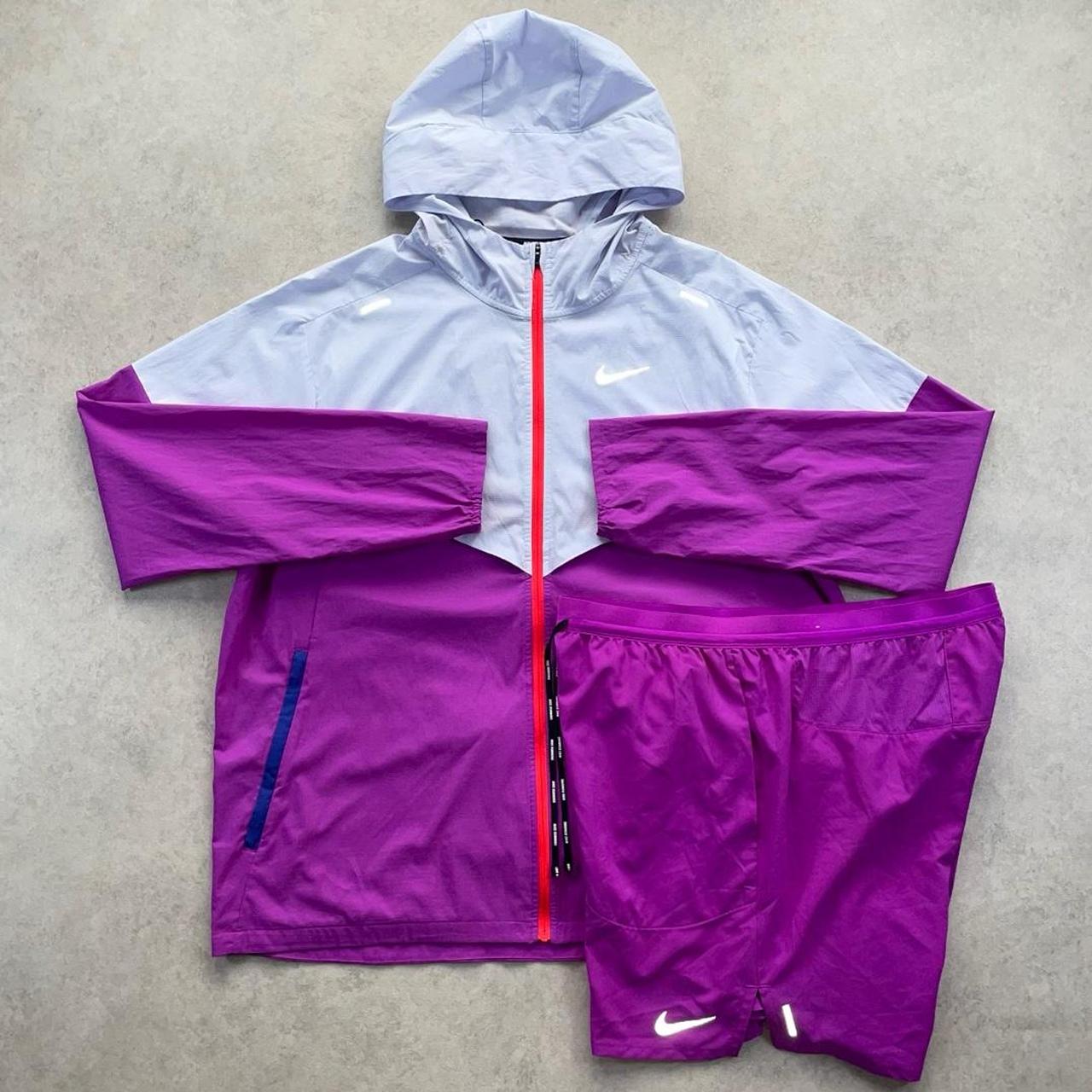 Nike Packable Windrunner Set “Grape Purple” (L)