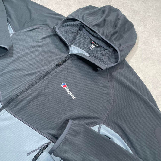 Berghaus Men's Pravitale Mountain Light 2.0 Fleece Jacket “Grey/Dark Grey” (XL)