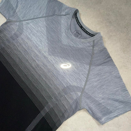 ASICS Seamless Top “Grey,Black” (L)