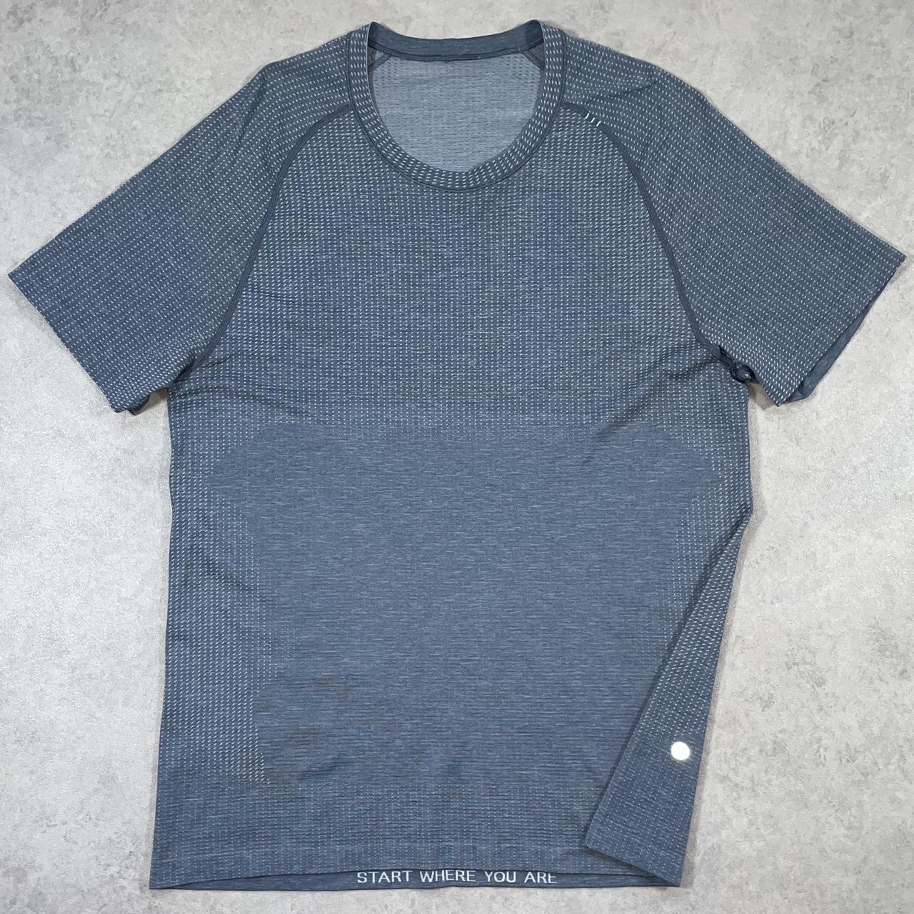 Lululemon x Barry’s metal vent tech top “Cool Grey” (L)