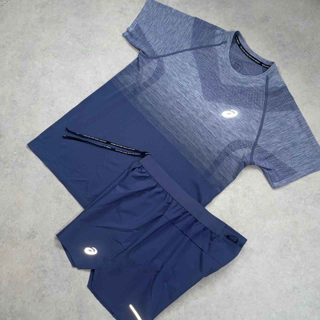 ASICS Seamless Set “Thunder Blue” (L)