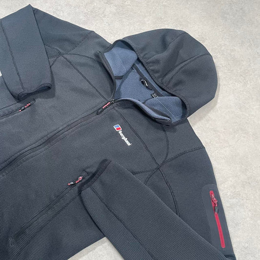 Berghaus Pravitale Mountain 2.0 Hooded Fleece Jacket “Dark Grey” (M)