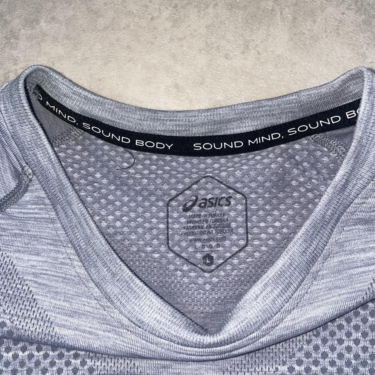 ASICS Seamless Top “Grey,Black” (L)