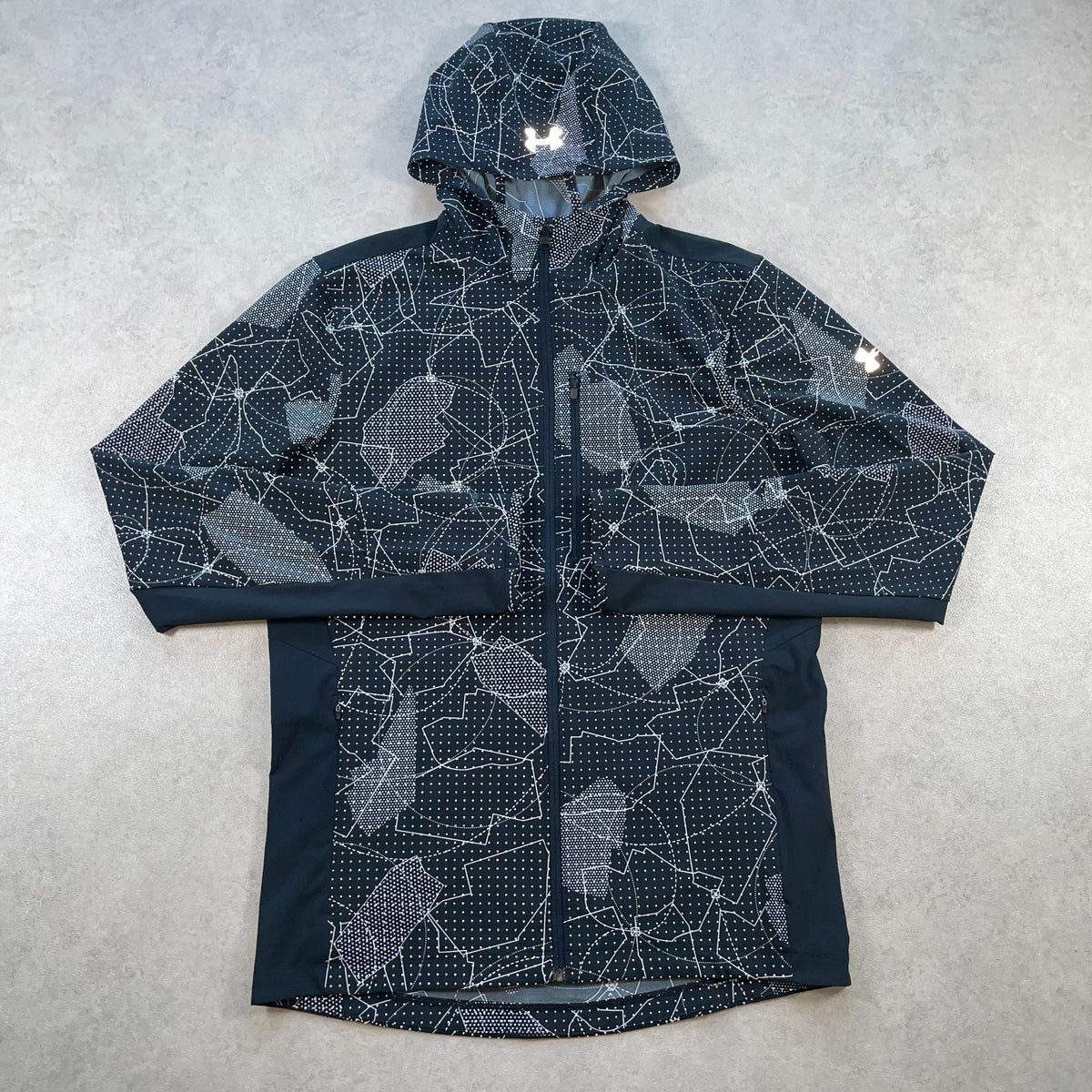 Underarmour Outrun the storm Windbreaker "Black" (Mens Size Medium)