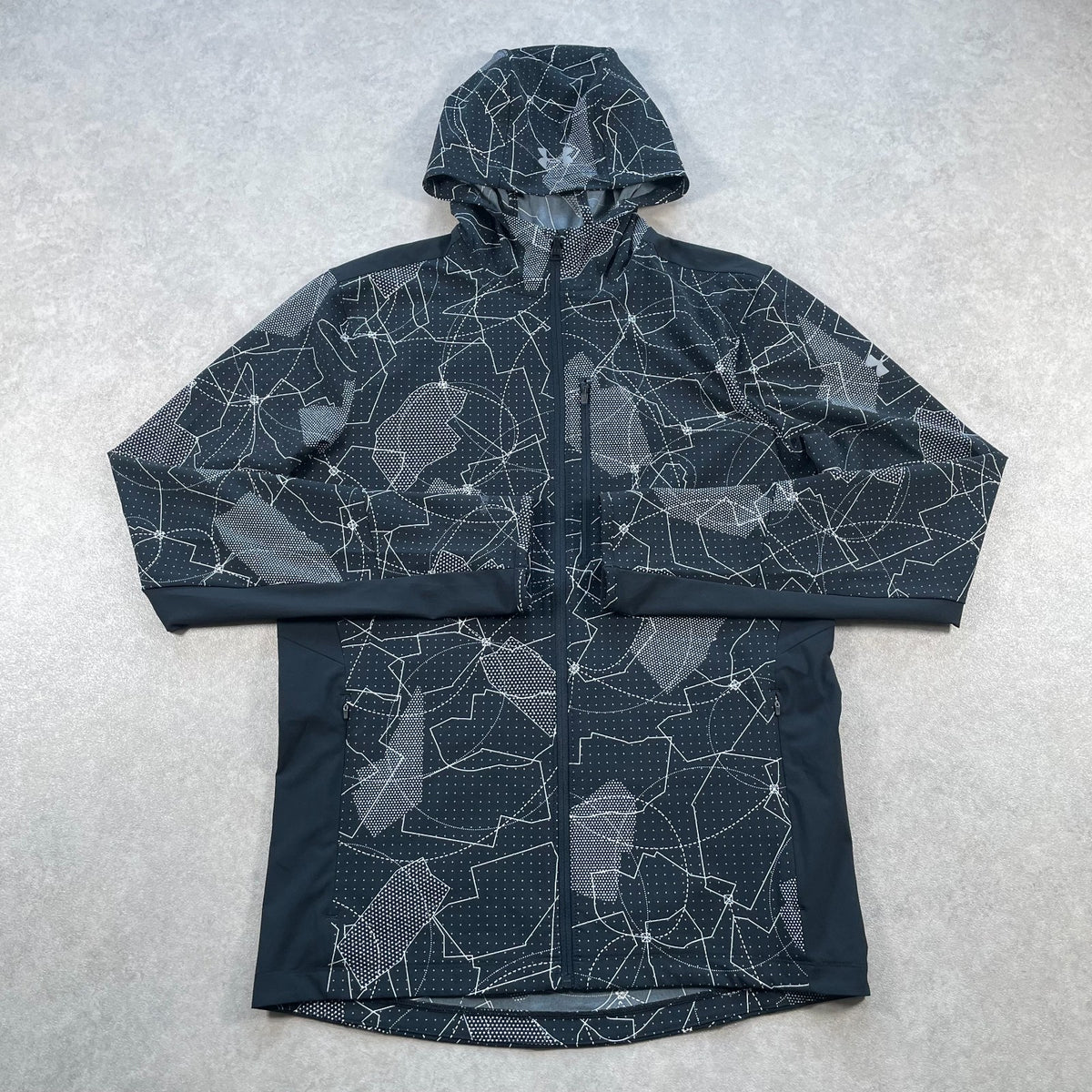 Underarmour Outrun the storm Windbreaker "Black" (Mens Size Medium)
