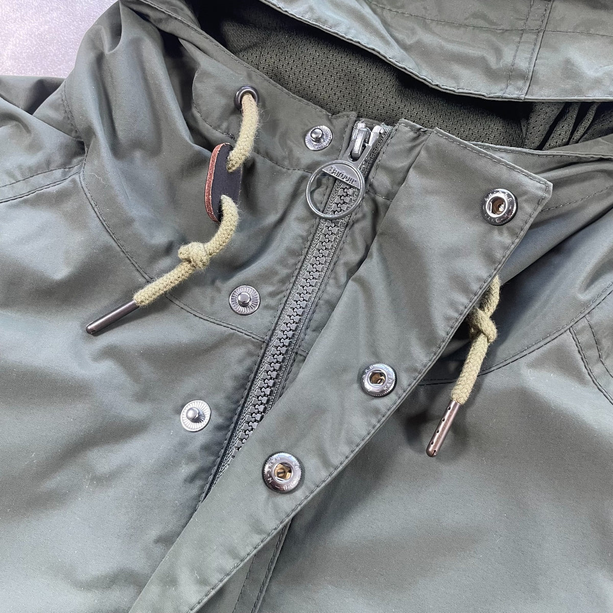 Barbour Shoreline Hooded Jacket "Olive Green" (Mens Size XL)