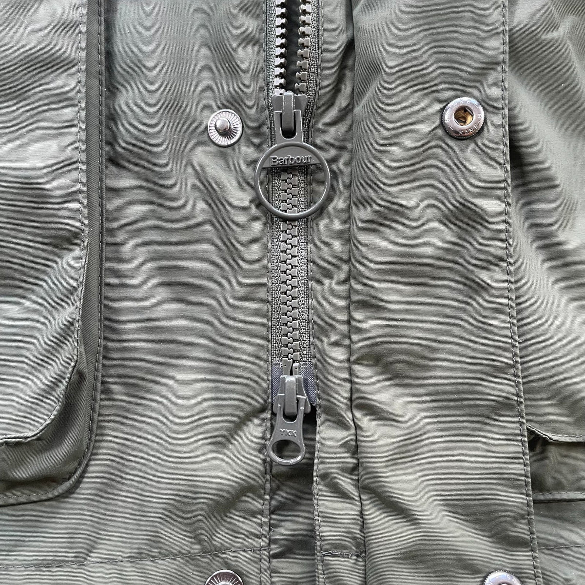 Barbour Shoreline Hooded Jacket "Olive Green" (Mens Size XL)